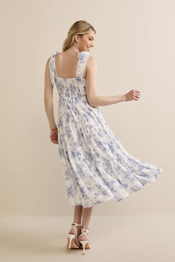 Bobbie Floral Tiered Maxi Dress - Image 3
