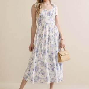 Bobbie Floral Tiered Maxi Dress