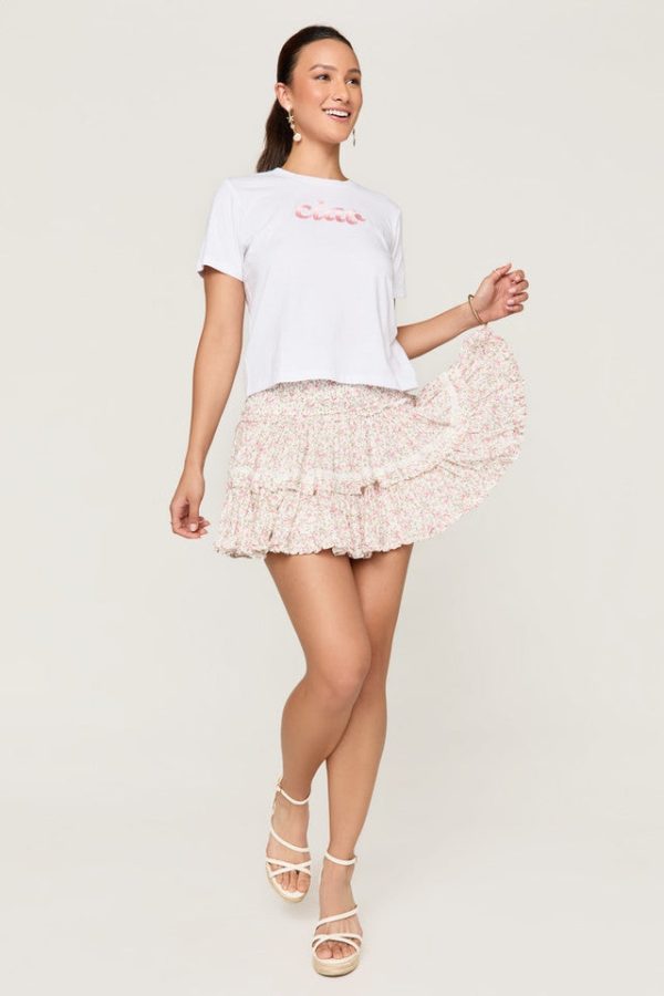 Ciao Embroidered Tee - Image 2